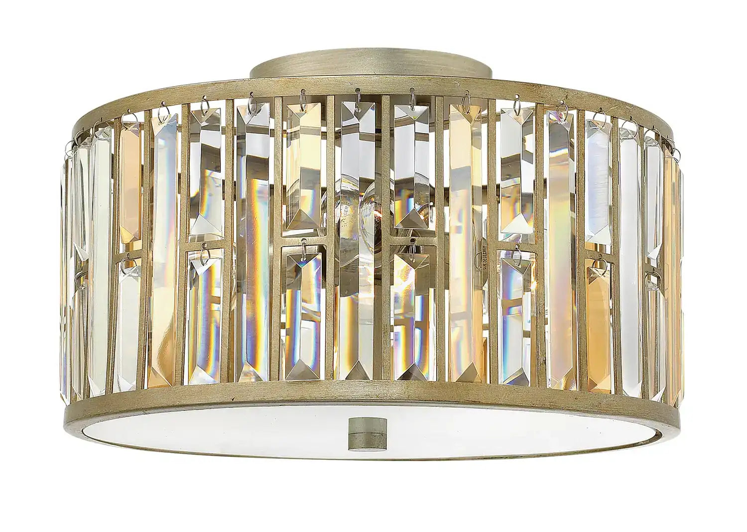 FREDRICK RAMOND, Gemma Flush Mount, FLUSH MOUNT CEILING LIGHTS