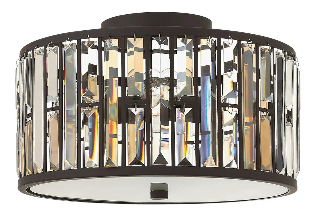 FREDRICK RAMOND, Gemma Flush Mount, FLUSH MOUNT CEILING LIGHTS