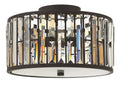 FREDRICK RAMOND, Gemma Flush Mount, FLUSH MOUNT CEILING LIGHTS
