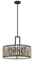 FREDRICK RAMOND, GEMMA DRUM CHANDELIER, PENDANT LIGHT