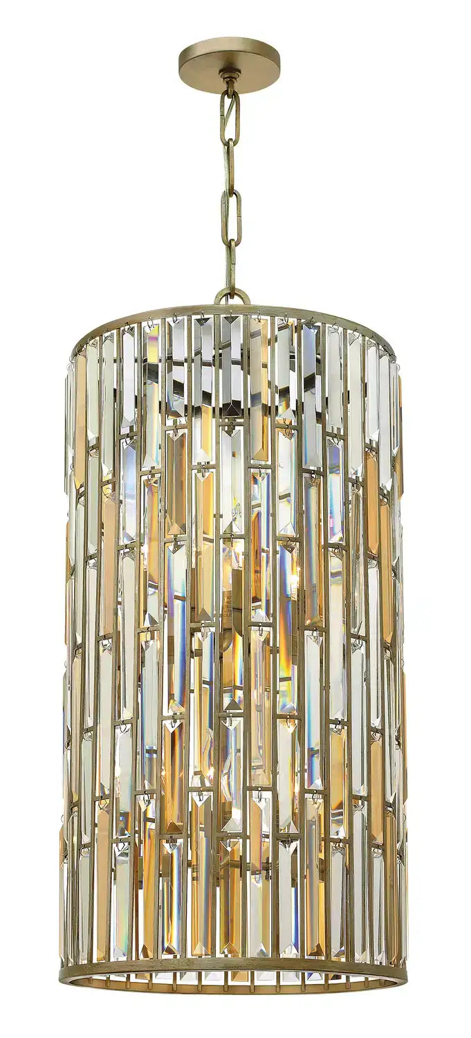 FREDRICK RAMOND, Gemma Two Tier Drum, PENDANT LIGHT