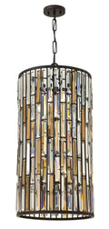 FREDRICK RAMOND, Gemma Two Tier Drum, PENDANT LIGHT