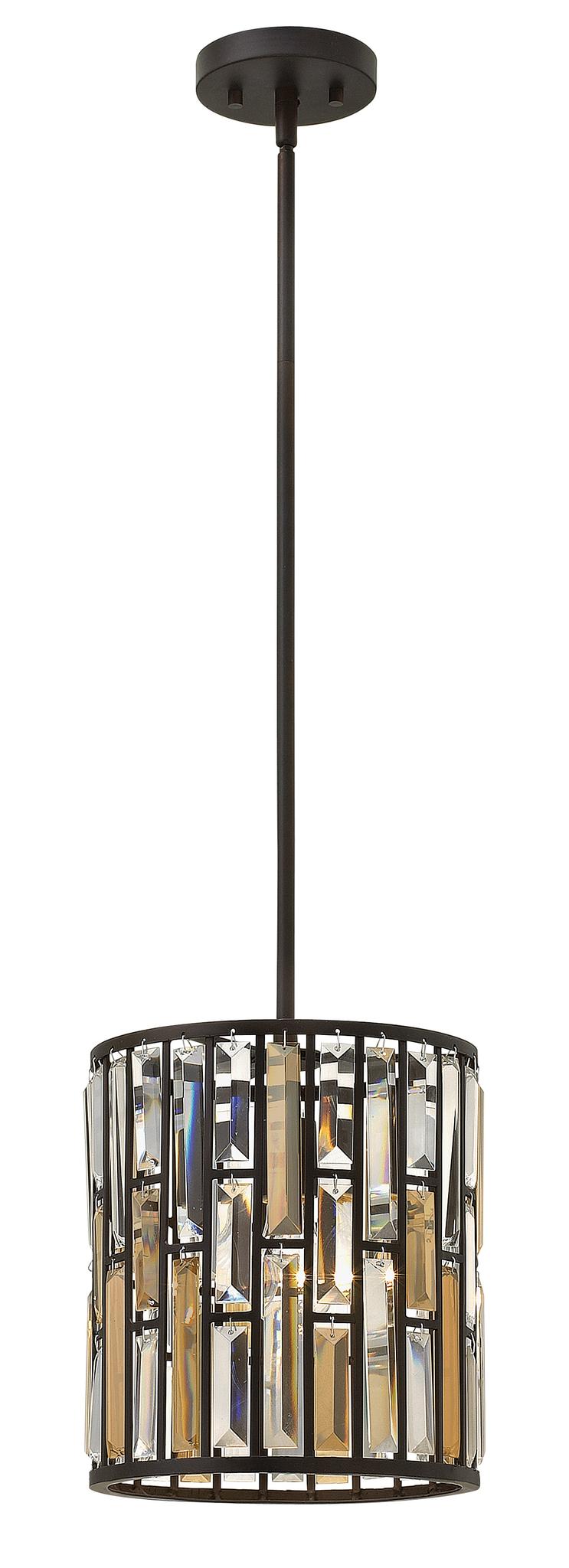 FREDRICK RAMOND, GEMMA PENDANT SEMI-FLUSH MOUNT, PENDANT LIGHT