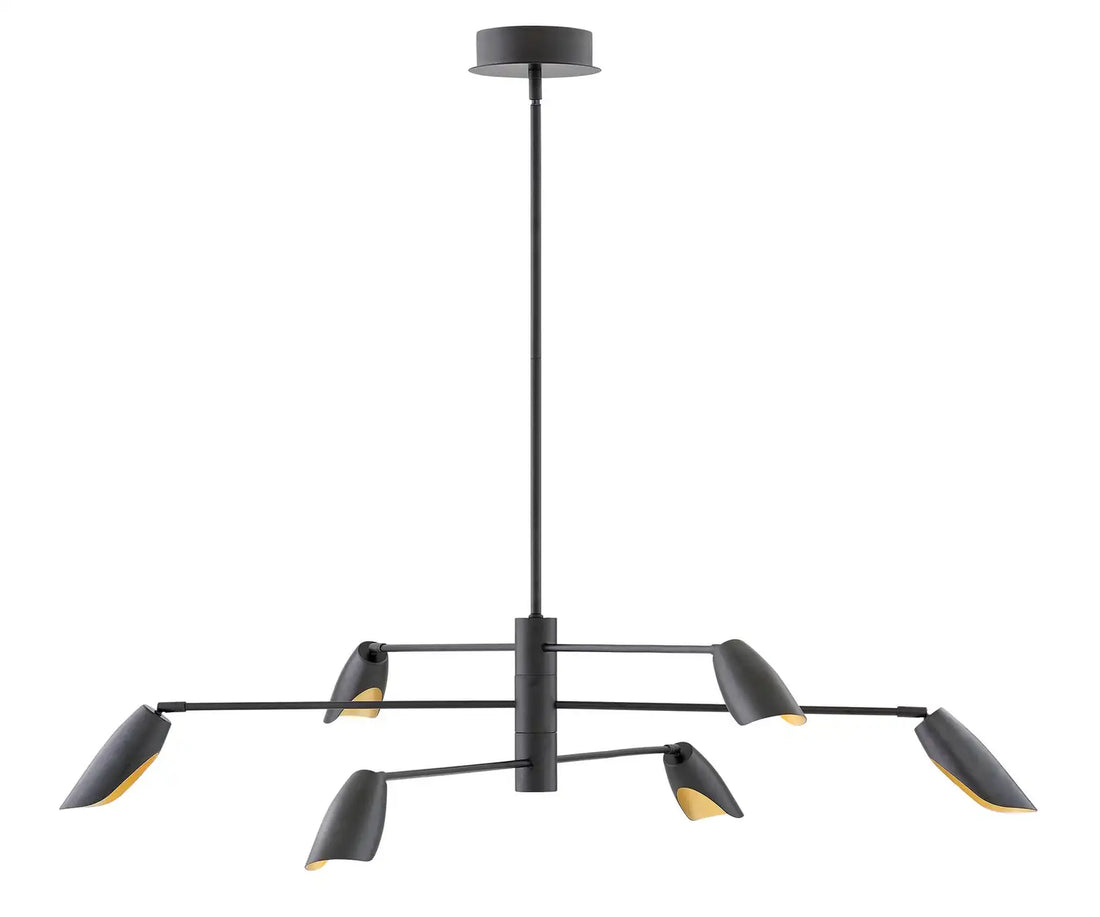 FREDRICK RAMOND, BOWERY MULTI TIER SEMI-FLUSH MOUNT, PENDANT LIGHT