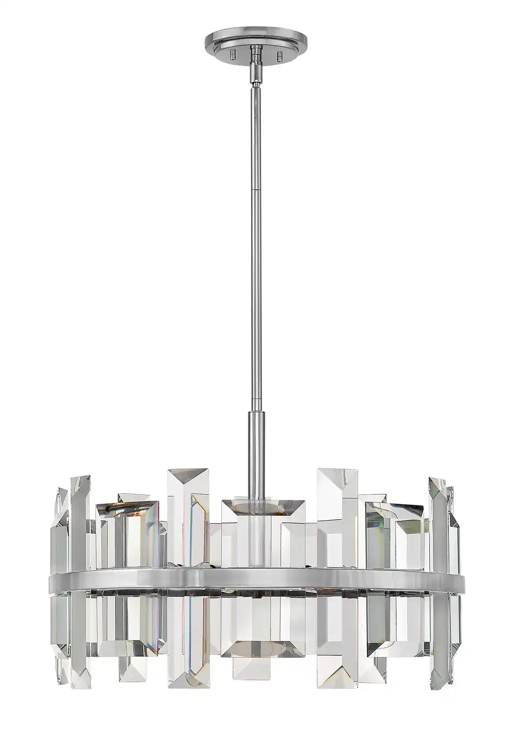 FREDRICK RAMOND, Odette Convertible Drum Chandelier, PENDANT LIGHT