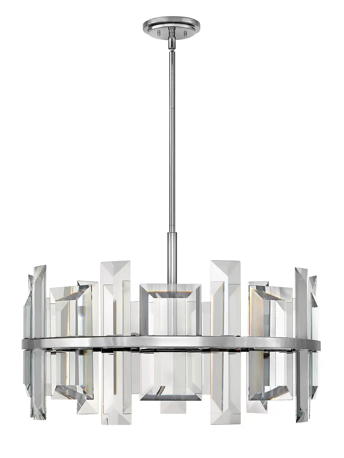 FREDRICK RAMOND, Odette Convertible Drum Chandelier, PENDANT LIGHT