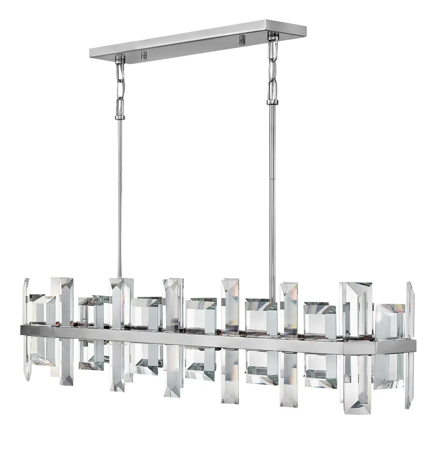 FREDRICK RAMOND, Odette Eight Light Linear, PENDANT LIGHT