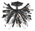 FREDRICK RAMOND, VIDA SEMI-FLUSH MOUNT, FLUSH MOUNT CEILING LIGHTS