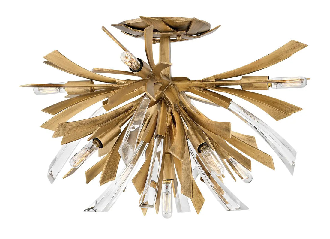 FREDRICK RAMOND, VIDA SEMI-FLUSH MOUNT, FLUSH MOUNT CEILING LIGHTS