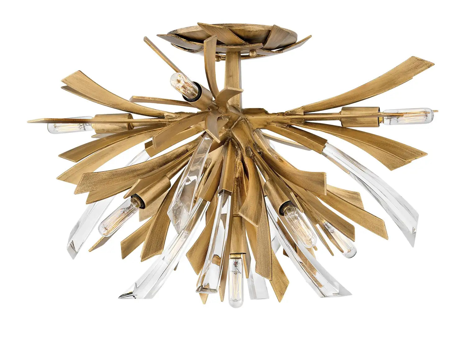 FREDRICK RAMOND, VIDA SEMI-FLUSH MOUNT, FLUSH MOUNT CEILING LIGHTS