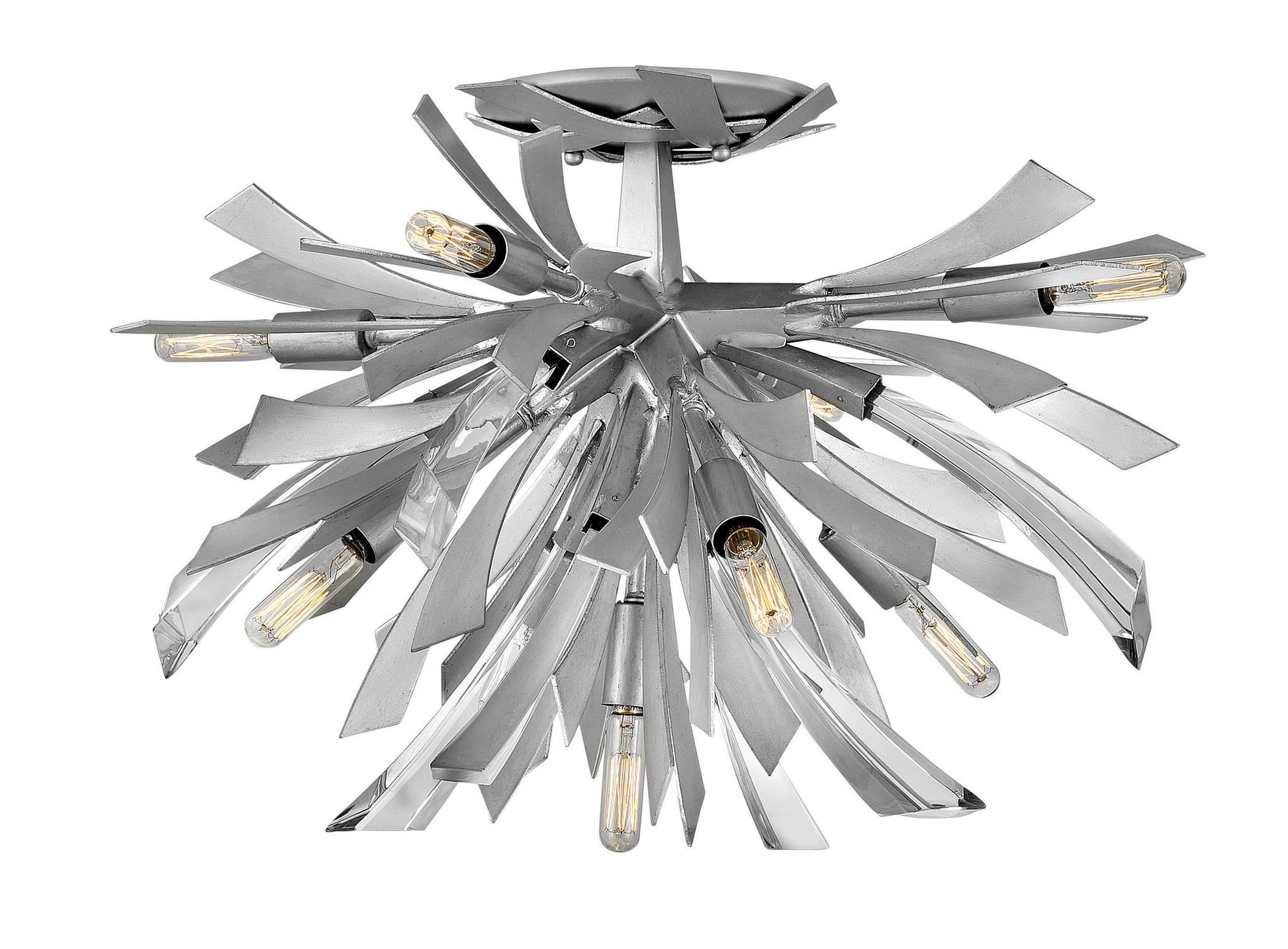 FREDRICK RAMOND, VIDA SEMI-FLUSH MOUNT, FLUSH MOUNT CEILING LIGHTS 