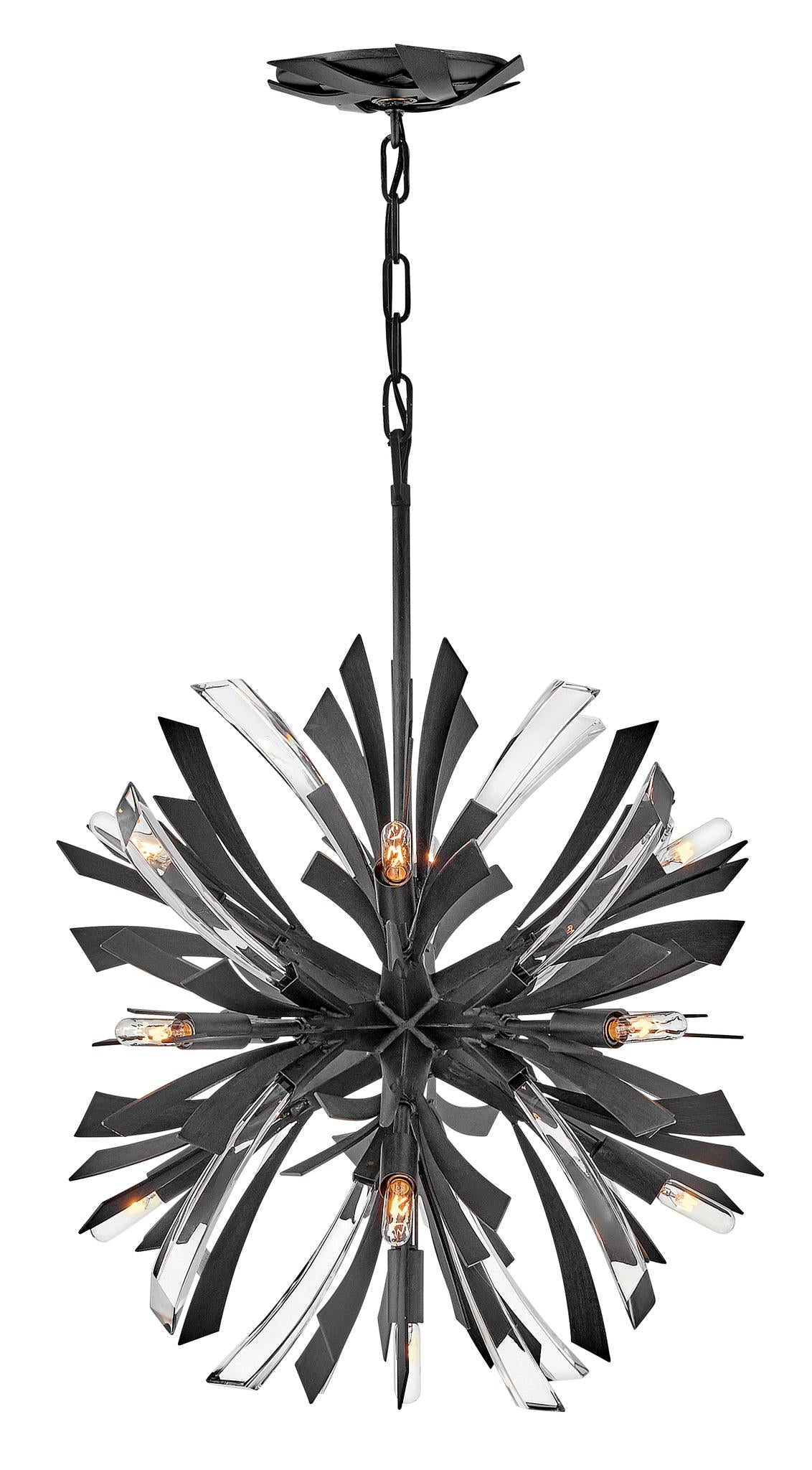 FREDRICK RAMOND, VIDA ORB CHANDELIER, PENDANT LIGHT