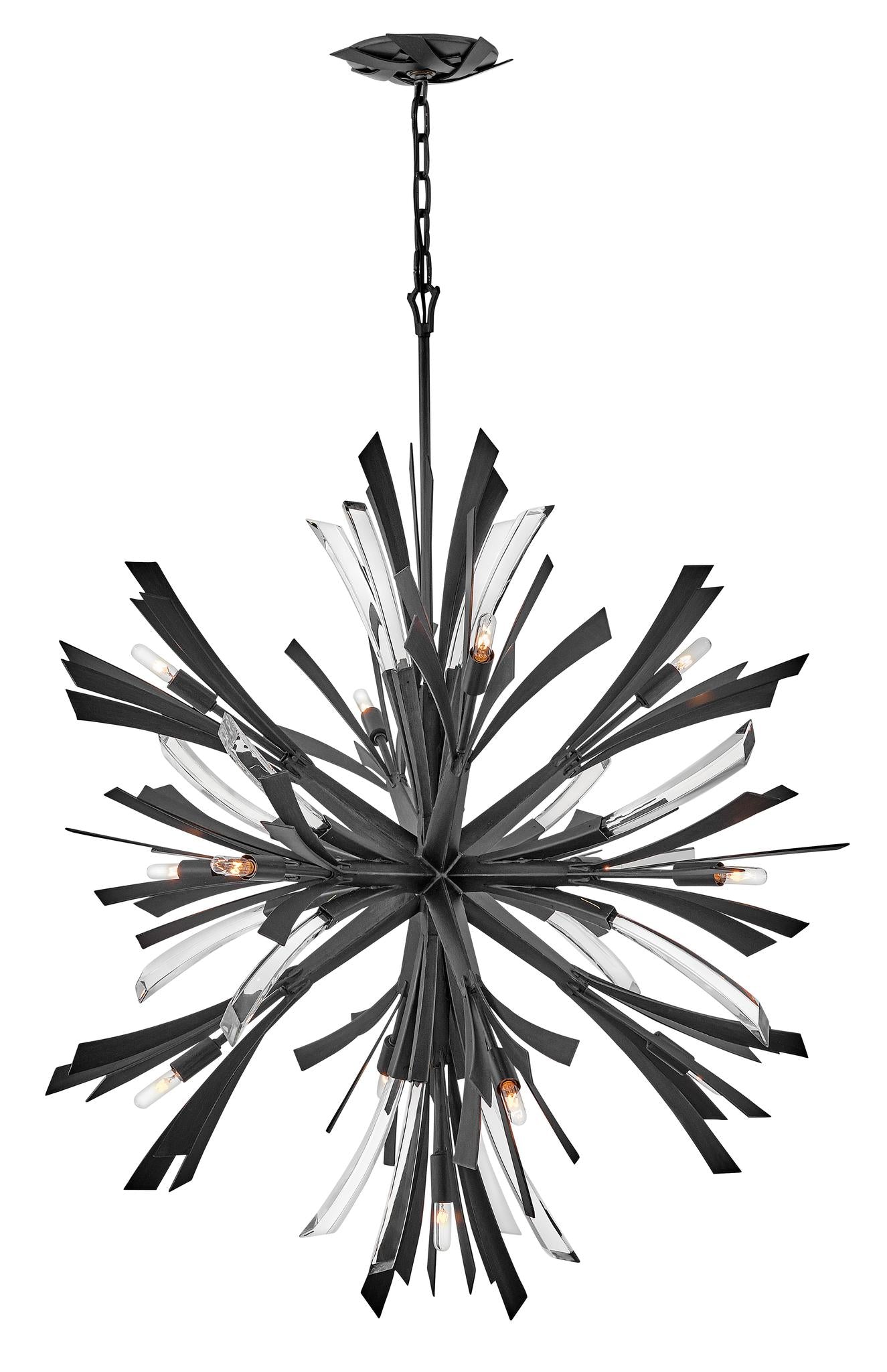 FREDRICK RAMOND, VIDA ORB CHANDELIER, PENDANT LIGHT