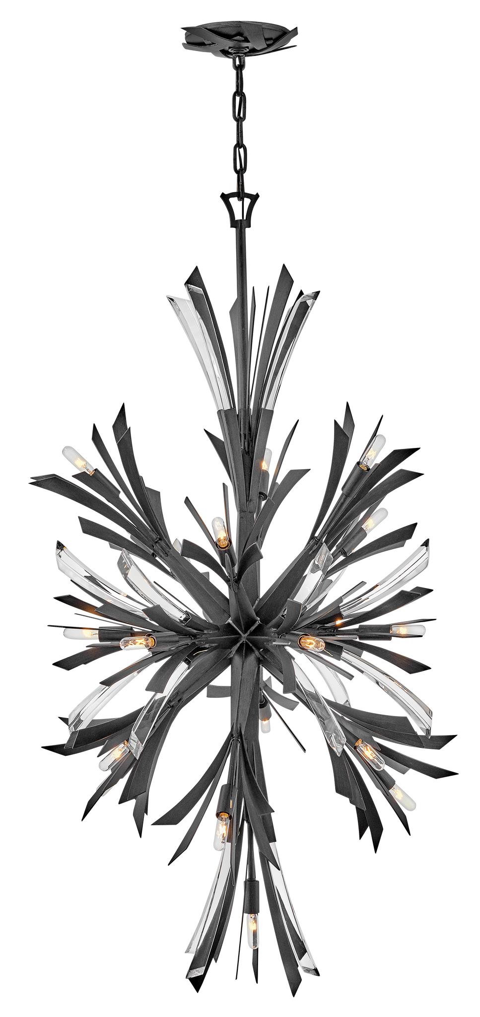 FREDRICK RAMOND, VIDA ORB CHANDELIER, PENDANT LIGHT
