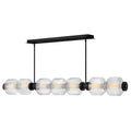 FREDRICK RAMOND, REIGN LINEAR & OVAL CHANDELIER, PENDANT LIGHT