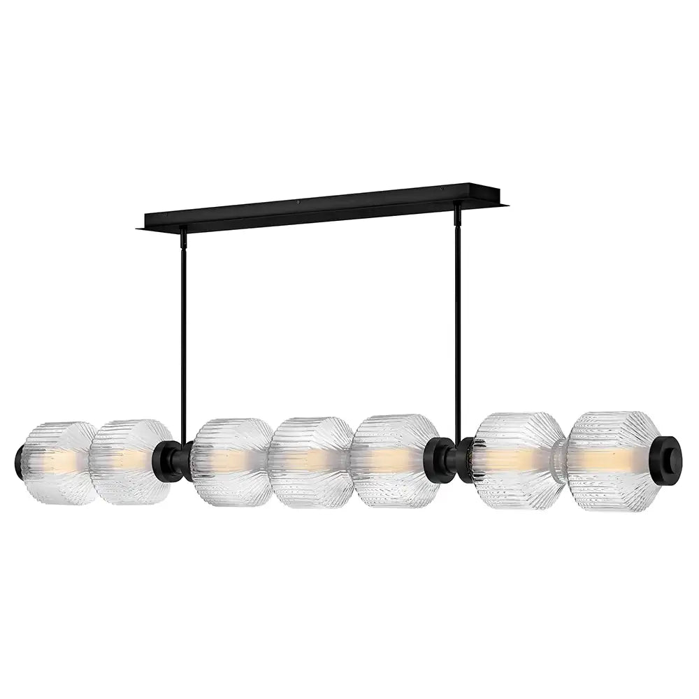 FREDRICK RAMOND, REIGN LINEAR & OVAL CHANDELIER, PENDANT LIGHT
