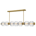 FREDRICK RAMOND, REIGN LINEAR & OVAL CHANDELIER, PENDANT LIGHT