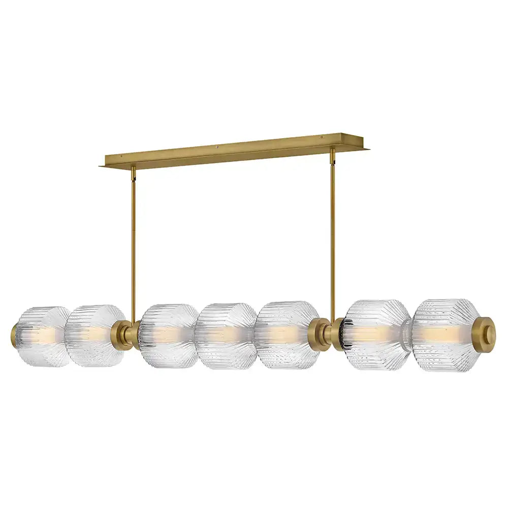 FREDRICK RAMOND, Reign Seven Light LED Linear, PENDANT LIGHT