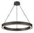 FREDRICK RAMOND, ALTHEA SINGLE TIER CHANDELIER, PENDANT LIGHT