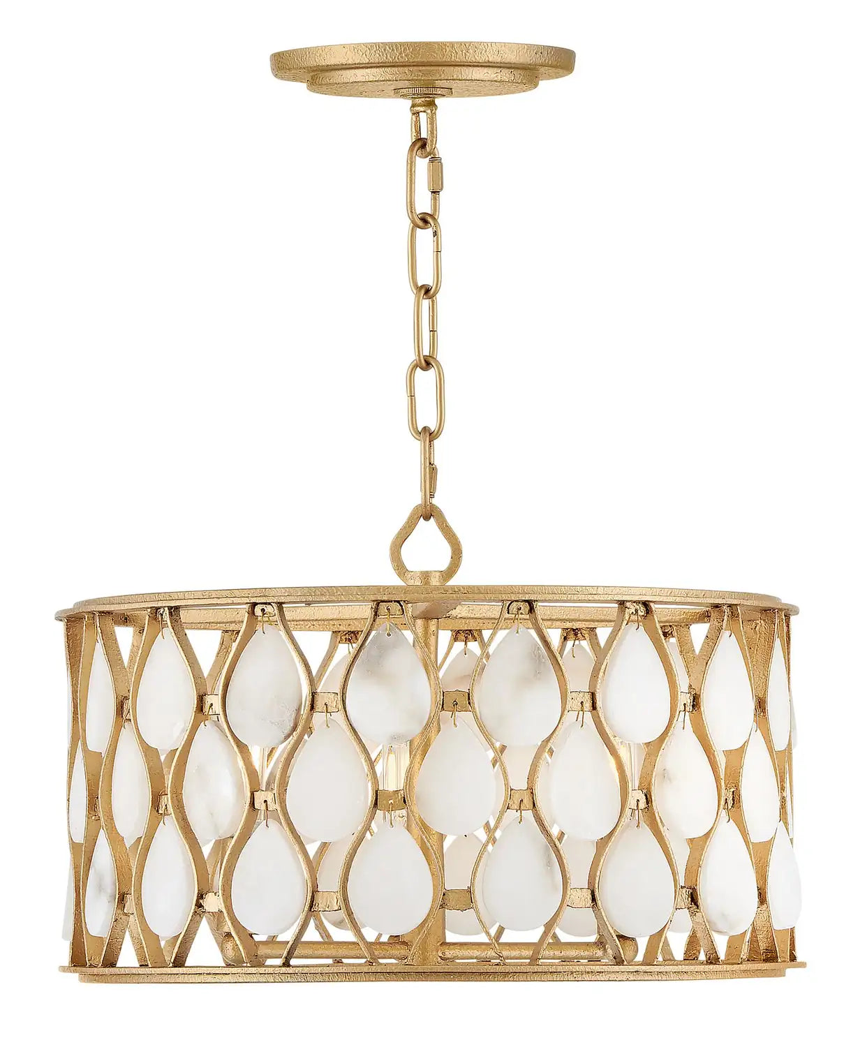 FREDRICK RAMOND, ESTIE SEMI-FLUSH MOUNT, FLUSH MOUNT CEILING LIGHTS