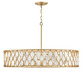 FREDRICK RAMOND, ESTIE DRUM CHANDELIER, PENDANT LIGHT