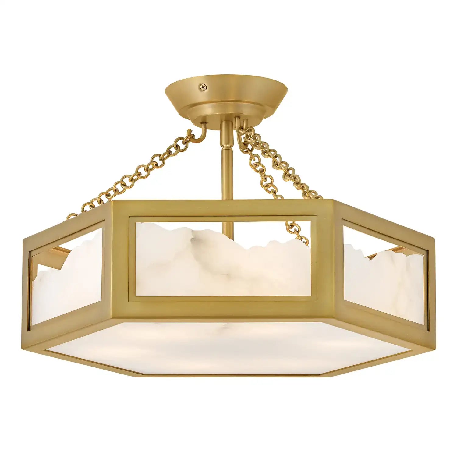 FREDRICK RAMOND, Veleta Semi Flush Mount, FLUSH MOUNT CEILING LIGHTS