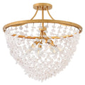 FREDRICK RAMOND, Myra Semi-Flush Mount, FLUSH MOUNT CEILING LIGHTS