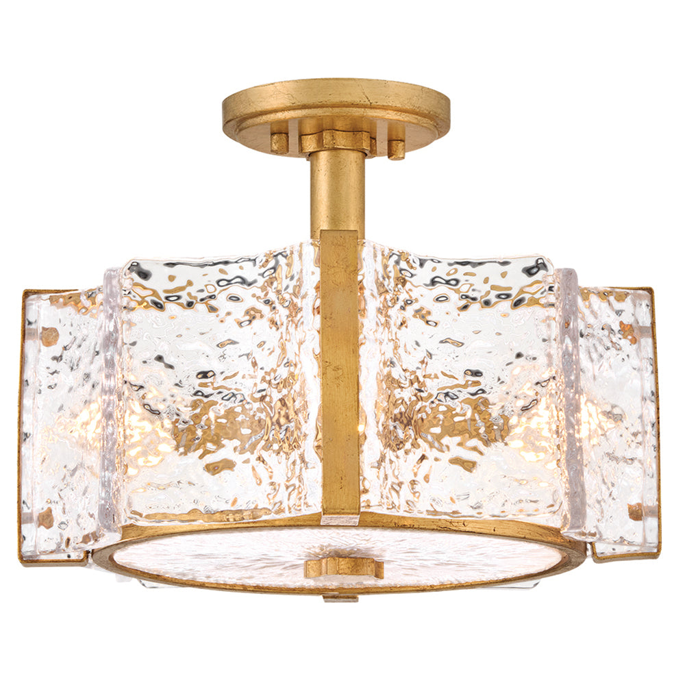 FREDRICK RAMOND, FLORIAN SEMI-FLUSH MOUNT, FLUSH MOUNT CEILING LIGHTS 