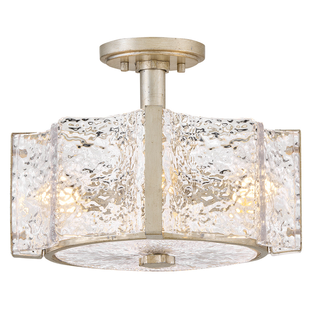 FREDRICK RAMOND, FLORIAN SEMI-FLUSH MOUNT, FLUSH MOUNT CEILING LIGHTS 