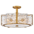 FREDRICK RAMOND, FLORIAN SEMI-FLUSH MOUNT, FLUSH MOUNT CEILING LIGHTS