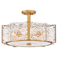 FREDRICK RAMOND, FLORIAN SEMI-FLUSH MOUNT, FLUSH MOUNT CEILING LIGHTS 