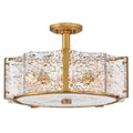 FREDRICK RAMOND, Florian Semi-Flush Mount, FLUSH MOUNT CEILING LIGHTS