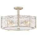 FREDRICK RAMOND, FLORIAN SEMI-FLUSH MOUNT, FLUSH MOUNT CEILING LIGHTS