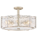 FREDRICK RAMOND, FLORIAN SEMI-FLUSH MOUNT, FLUSH MOUNT CEILING LIGHTS 