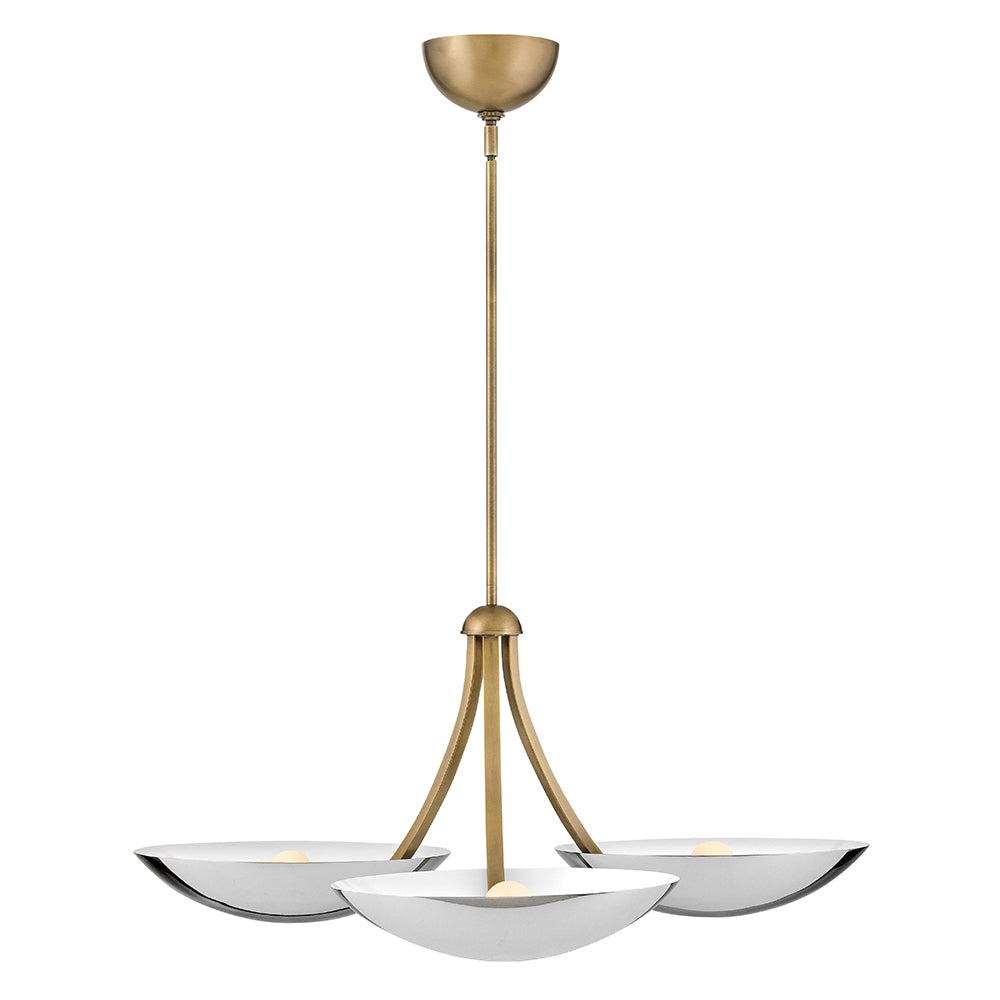 FREDRICK RAMOND, GLENN SINGLE TIER CHANDELIER, PENDANT LIGHT