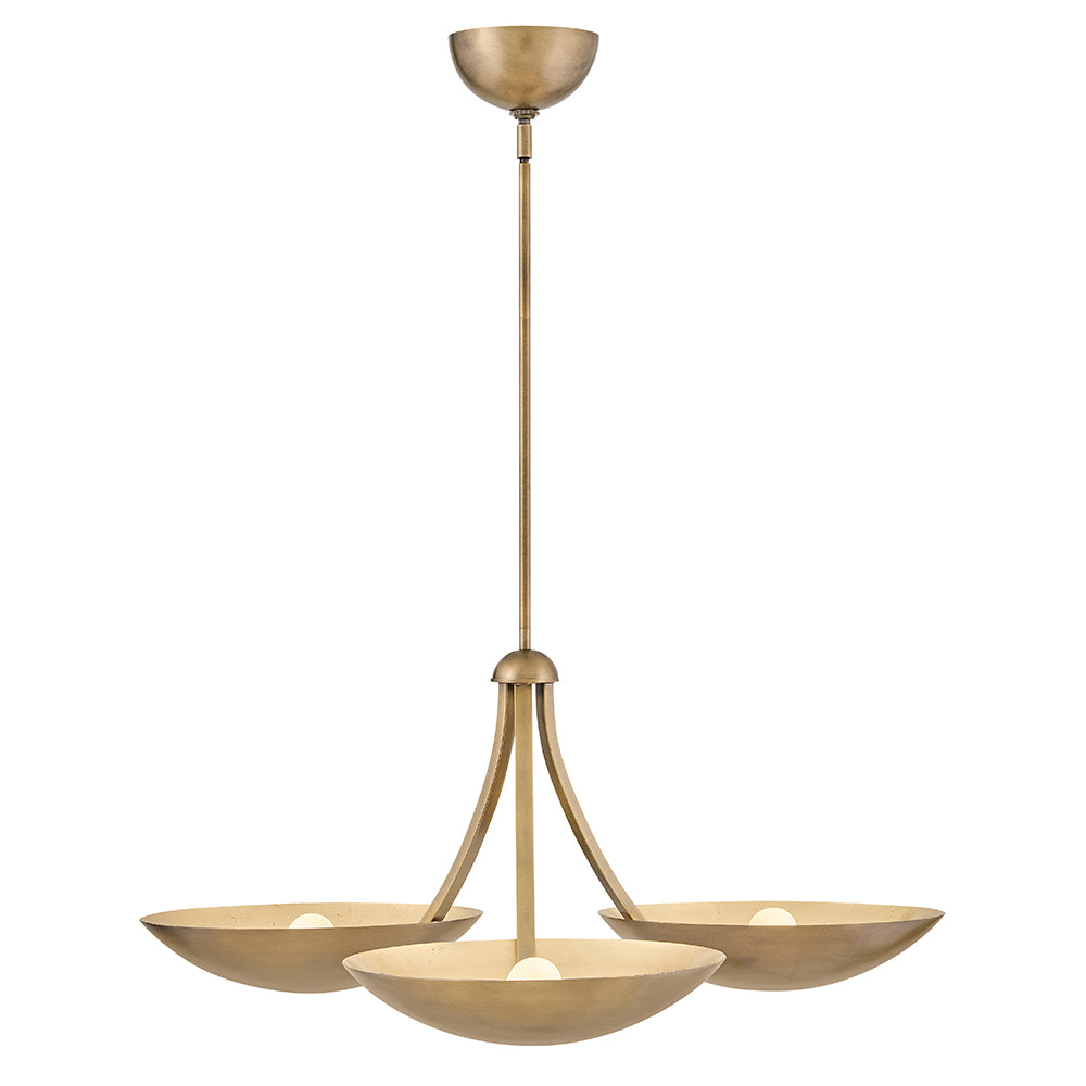 FREDRICK RAMOND, GLENN SINGLE TIER CHANDELIER, PENDANT LIGHT