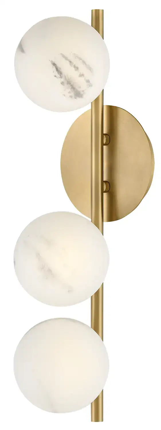 FREDRICK RAMOND, Selene Three Light Sconce, WALL SCONCES