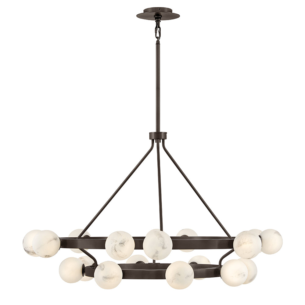 FREDRICK RAMOND, SELENE MULTI TIER CHANDELIER, PENDANT LIGHT