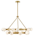 FREDRICK RAMOND, SELENE MULTI TIER CHANDELIER, PENDANT LIGHT