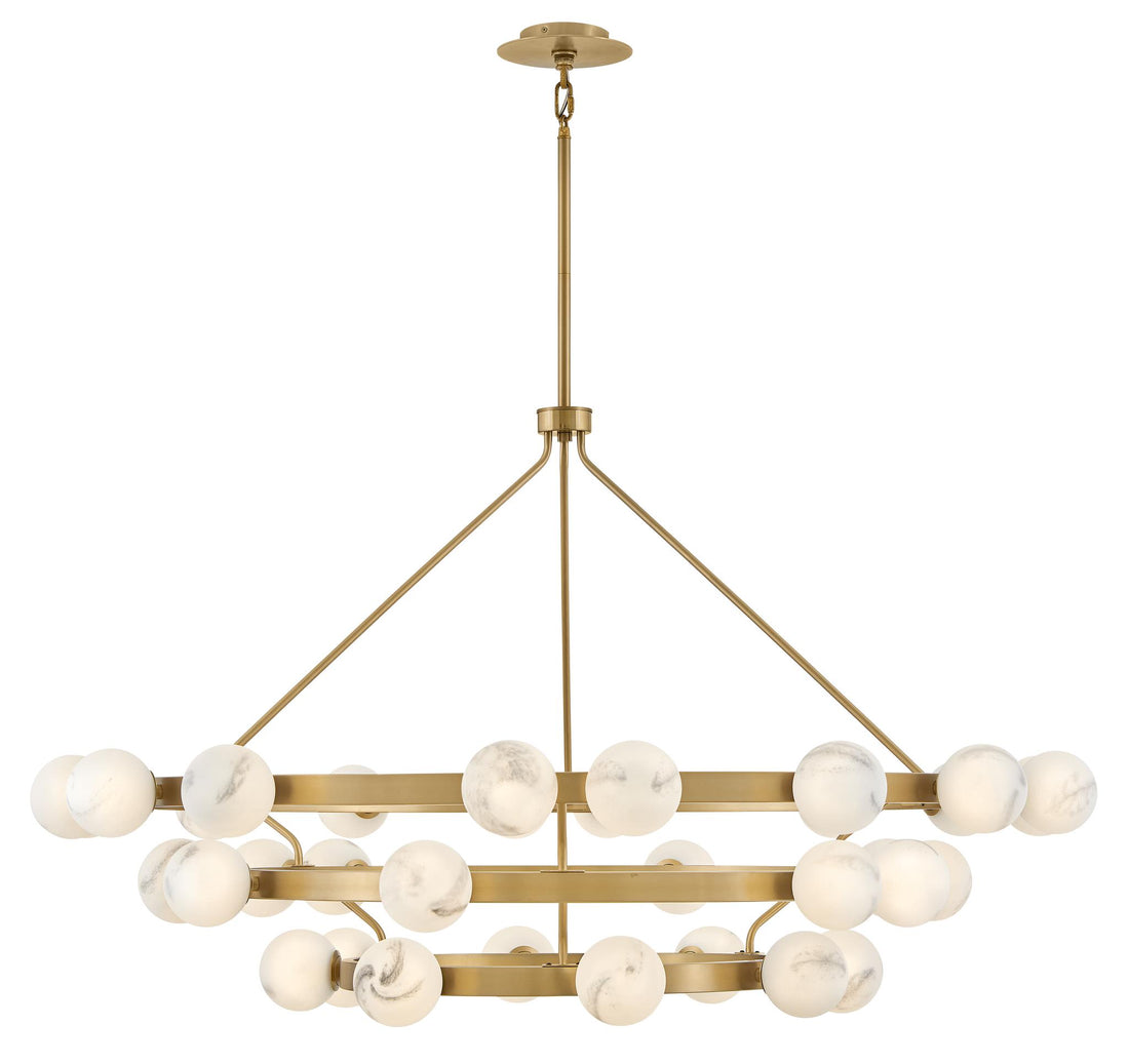FREDRICK RAMOND, SELENE MULTI TIER CHANDELIER, PENDANT LIGHT