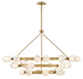 FREDRICK RAMOND, SELENE MULTI TIER CHANDELIER, PENDANT LIGHT