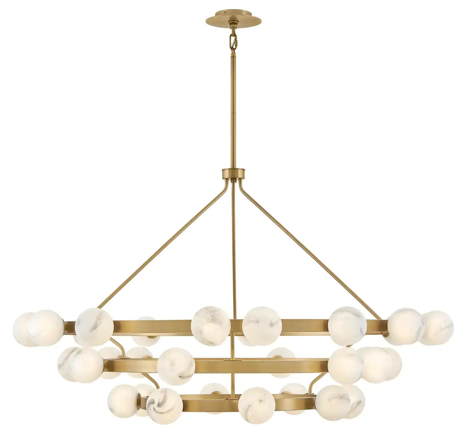 FREDRICK RAMOND, Selene Double XL Multi Tier Chandelier, PENDANT LIGHT