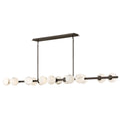 FREDRICK RAMOND, SELENE LINEAR & OVAL CHANDELIER, PENDANT LIGHT