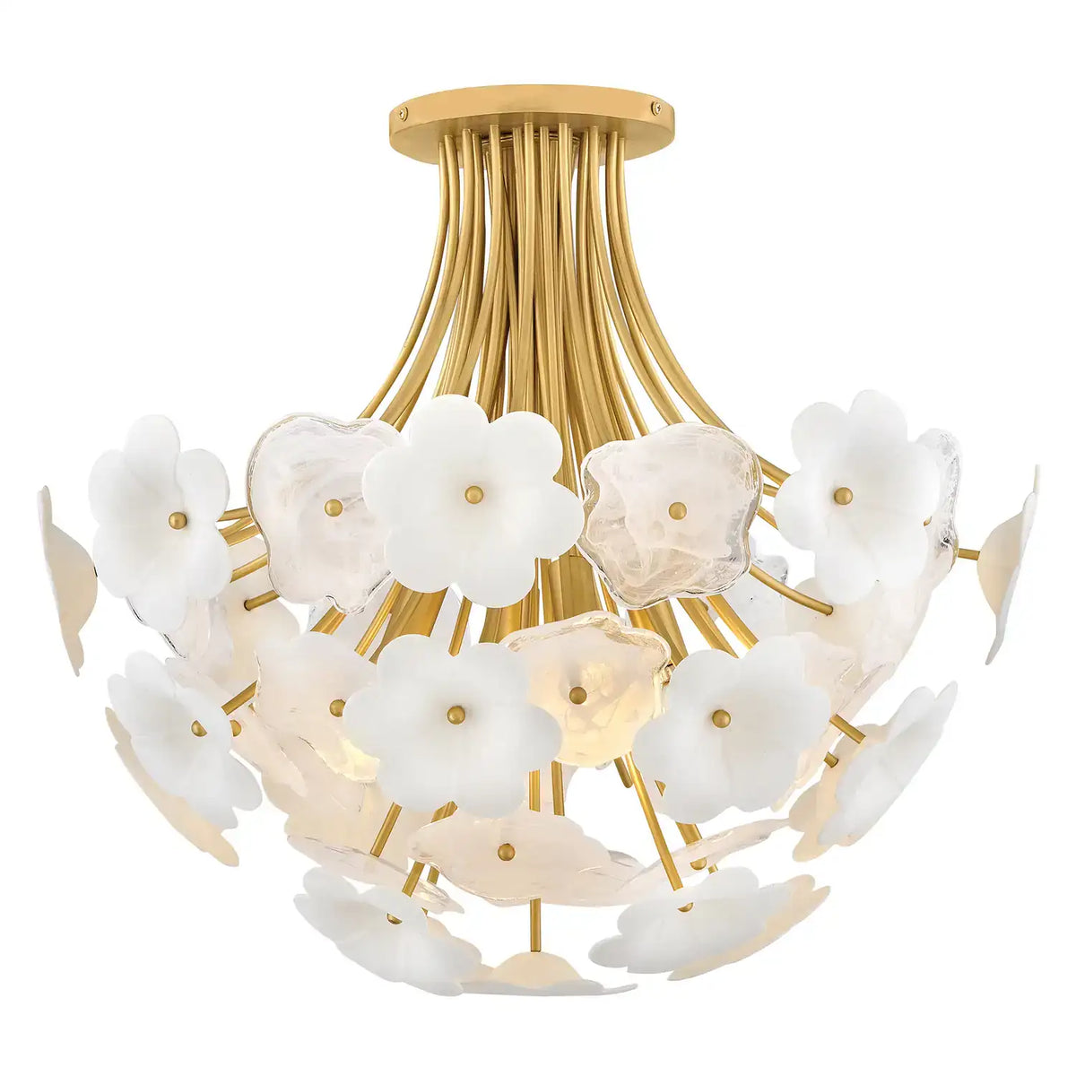 FREDRICK RAMOND, Marianne Semi-Flush Mount, FLUSH MOUNT CEILING LIGHTS