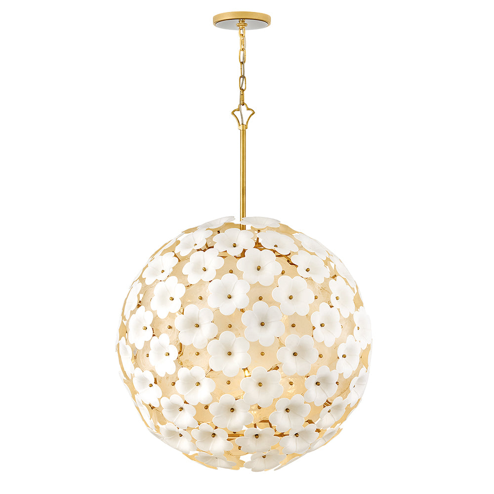 FREDRICK RAMOND, MARIANNE SINGLE TIER CHANDELIER, PENDANT LIGHT