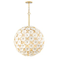 FREDRICK RAMOND, MARIANNE SINGLE TIER CHANDELIER, PENDANT LIGHT