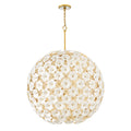FREDRICK RAMOND, MARIANNE SINGLE TIER CHANDELIER, PENDANT LIGHT