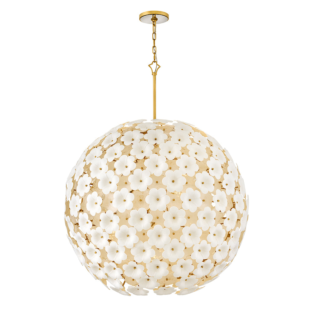 FREDRICK RAMOND, MARIANNE SINGLE TIER CHANDELIER, PENDANT LIGHT