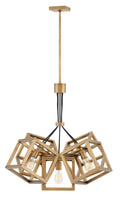 FREDRICK RAMOND, ENSEMBLE SINGLE TIER CHANDELIER, PENDANT LIGHT