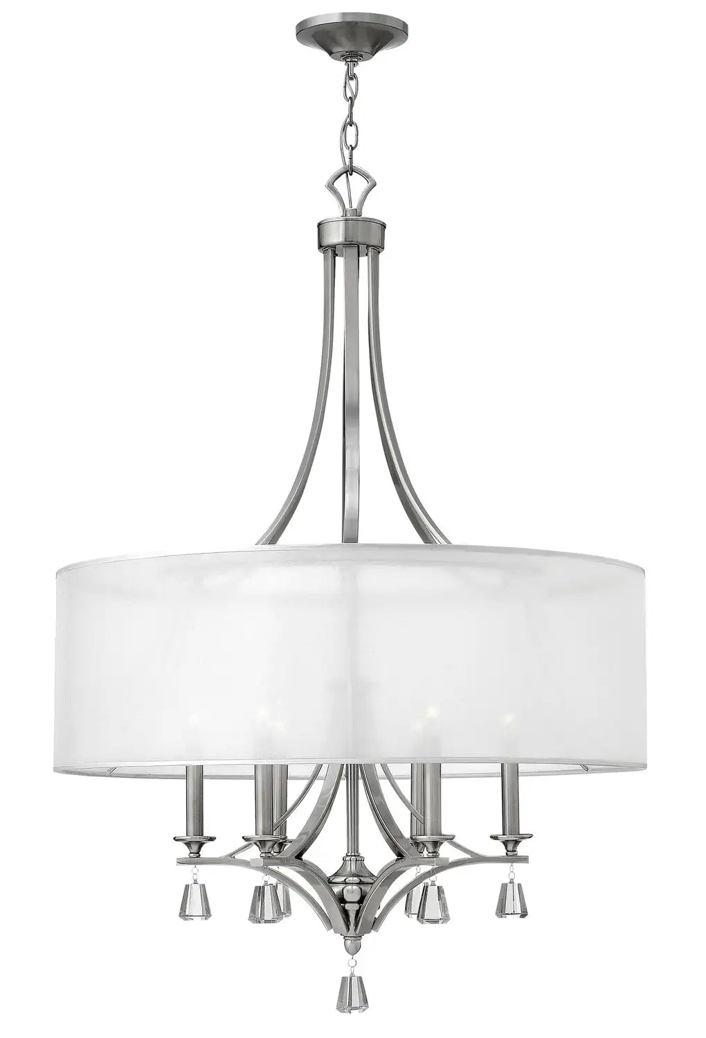 FREDRICK RAMOND, MIME DRUM CHANDELIER, PENDANT LIGHT